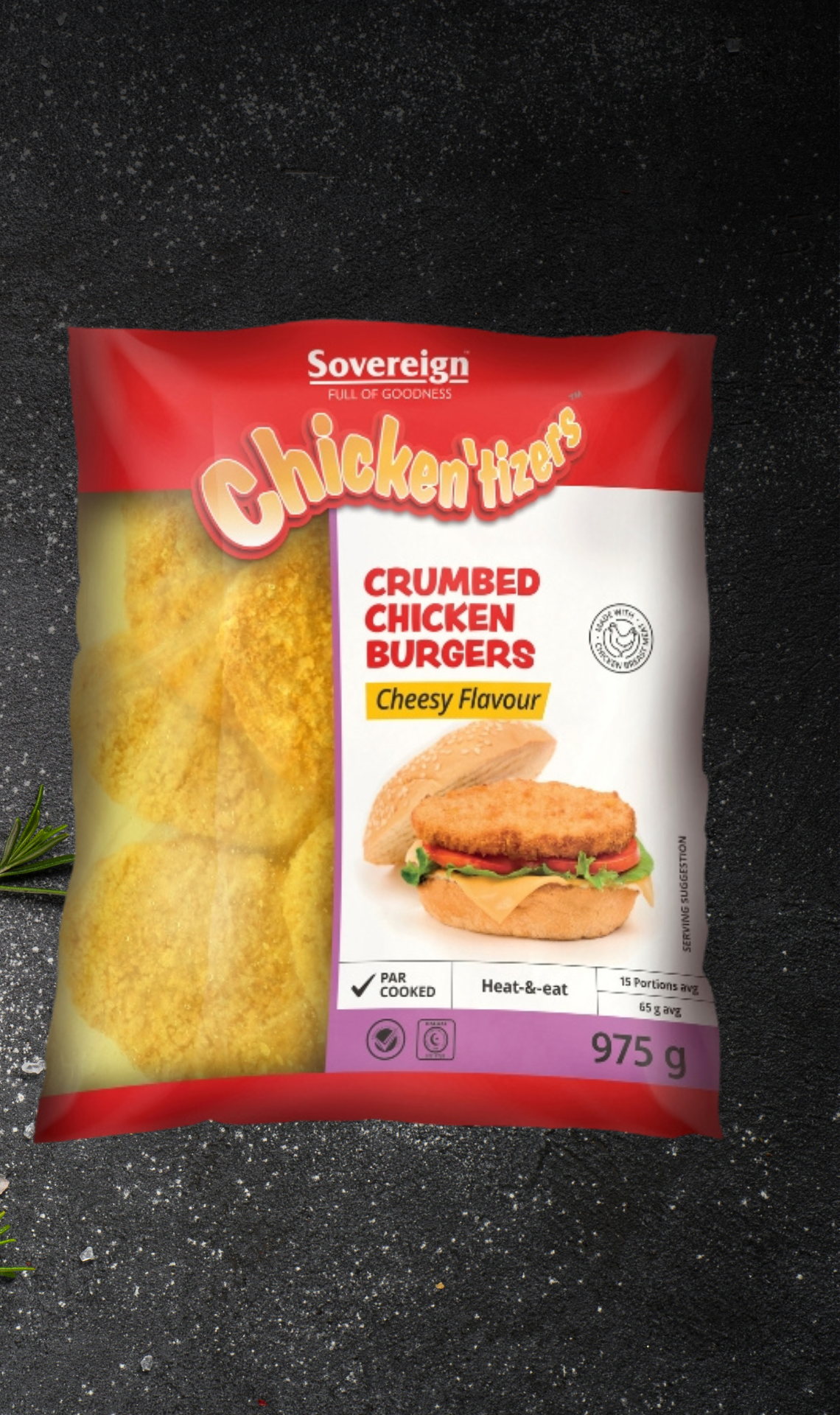Cheesy Burger Patties