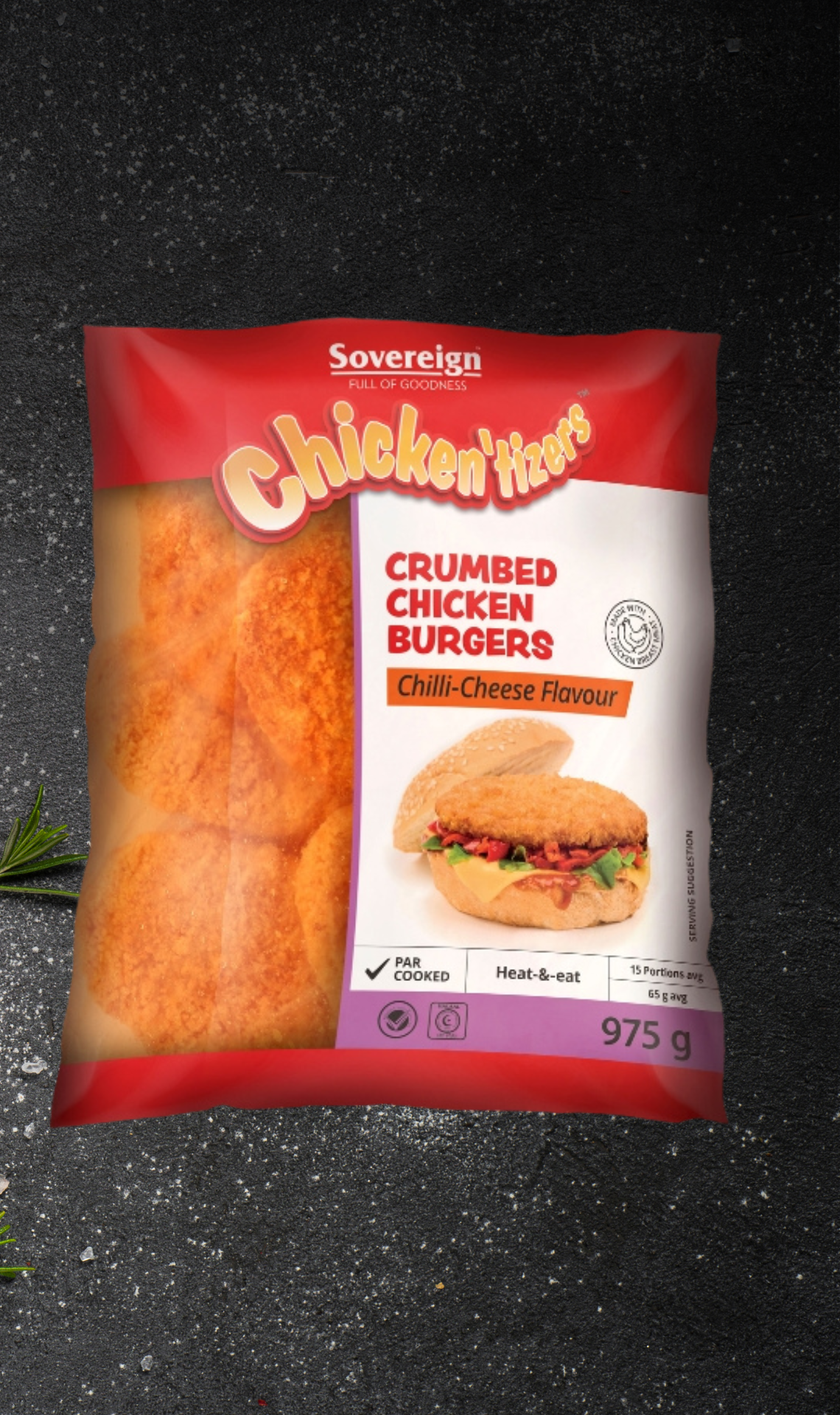 Chilli Cheese Burger Patties