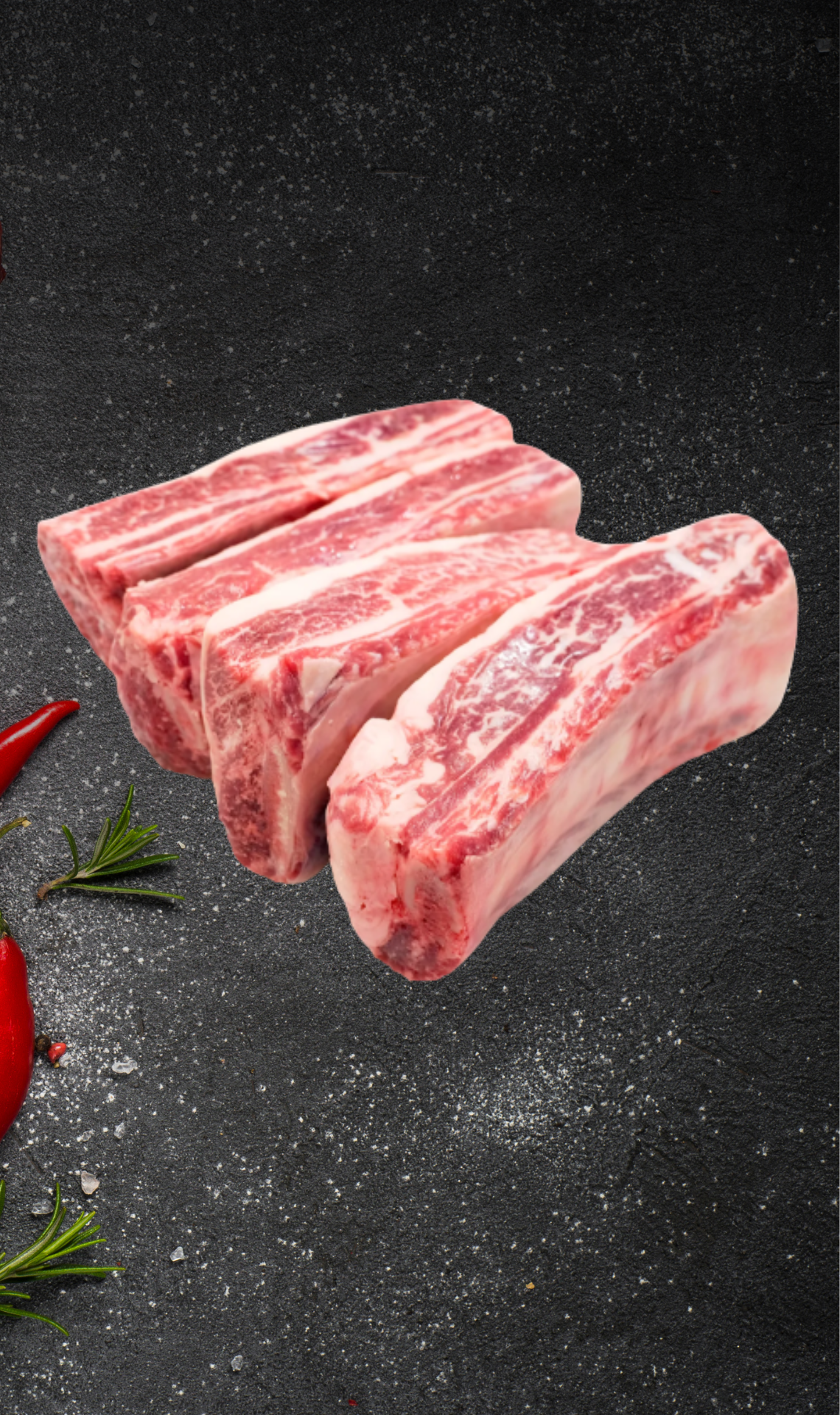 Angus Short Rib Block – Frozen (Call to enquire-constantly available ...