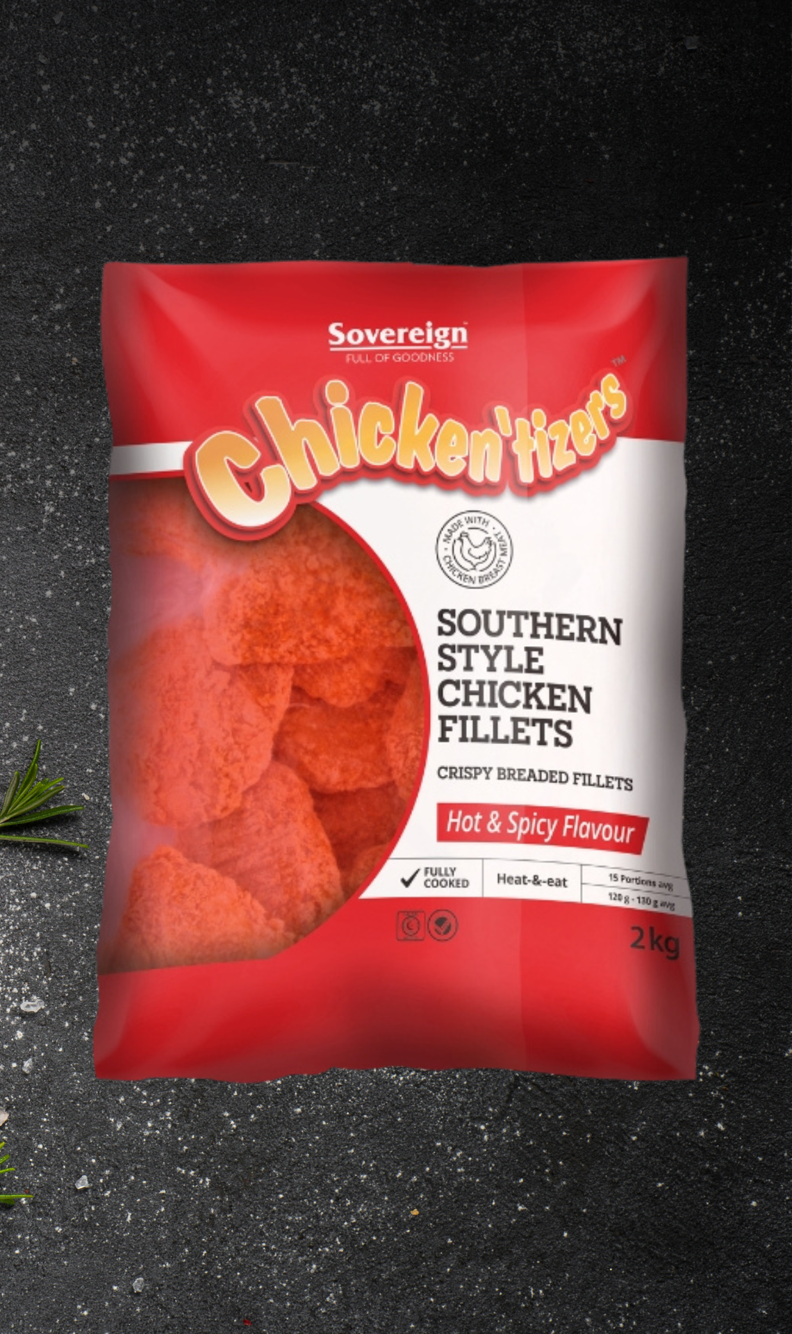 Hot & Spicy Chicken Fillets - Sovereign